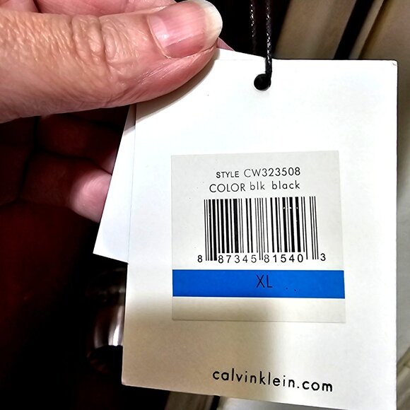 Calvin Klein Quilted Black Jacket XL Woman's - Picture 4 of 12